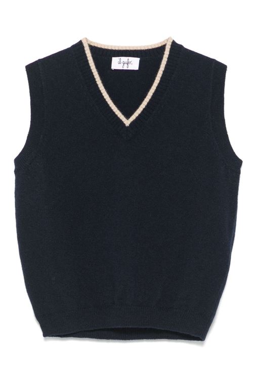 GILET TRICOT Il Gufo | A24GL090EM2204912